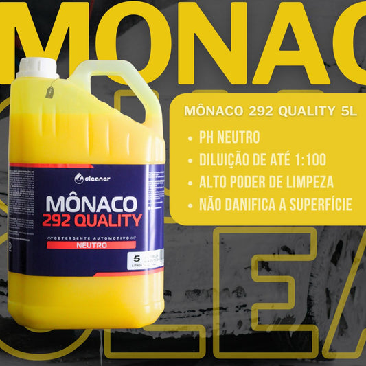 Monaco 292 Quality Super Shampoo Automotivo 1:100 5l Cleaner