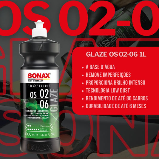 Glaze OS 02-06 Selante de Pintura All in One 1l Sonax