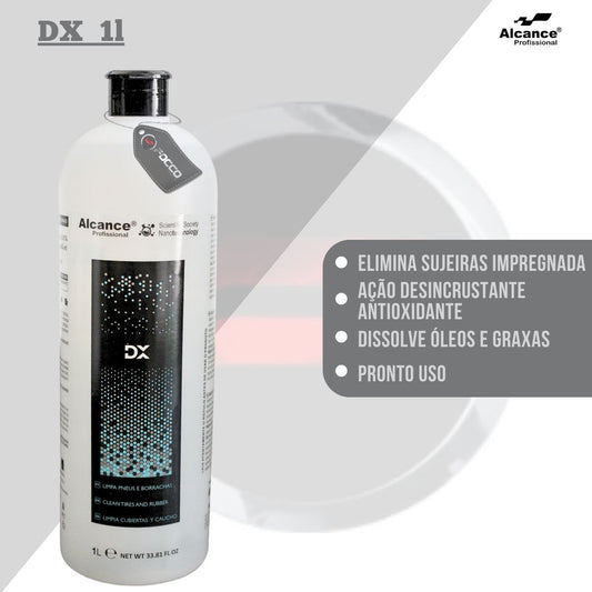 Dx Limpa Pneus E Borrachas 1l Alcance