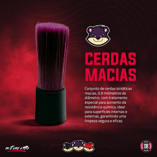 Kit de Pincéis C/3 Cerdas Alvin Drush Dub Boyz