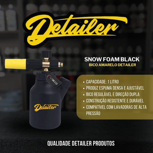 Snow Foam Black Bico amarelo Detailer