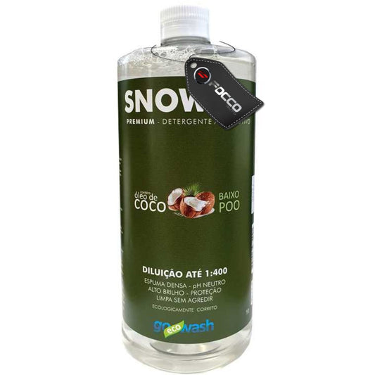 SnowPro Shampoo Automotivo com Óleo de Coco 1l Go Eco Wash