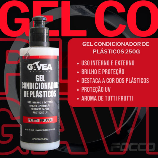 Gel Condicionador de Plásticos Tutti Frutti 250g Gavea
