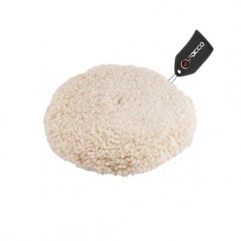 Boina de Lã Dupla Face 6'' Branca Authentic