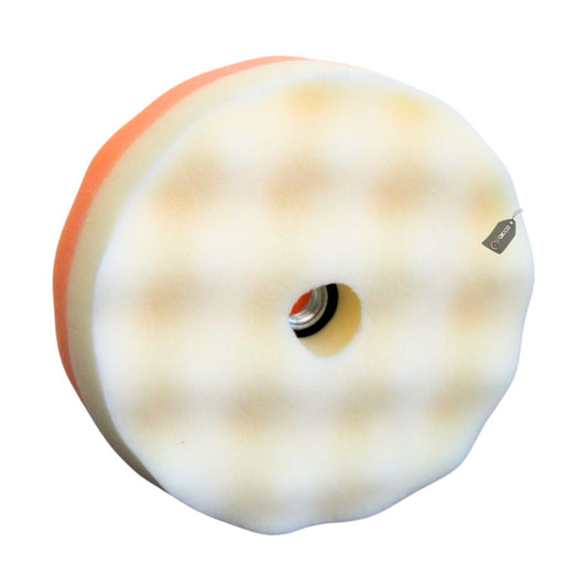 Boina de Espuma Branca/Laranja Dupla Face 6" Authentic