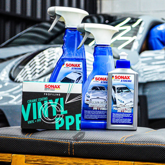 Kit Limpeza Polimento e Proteção PPF + Vynil Sonax