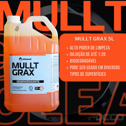 Mullt Grax Desengraxante 3x1 5l Cleaner