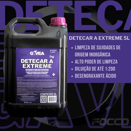Detecar Extreme Desengraxante Ácido Concentrado 1:200 5l Gavea
