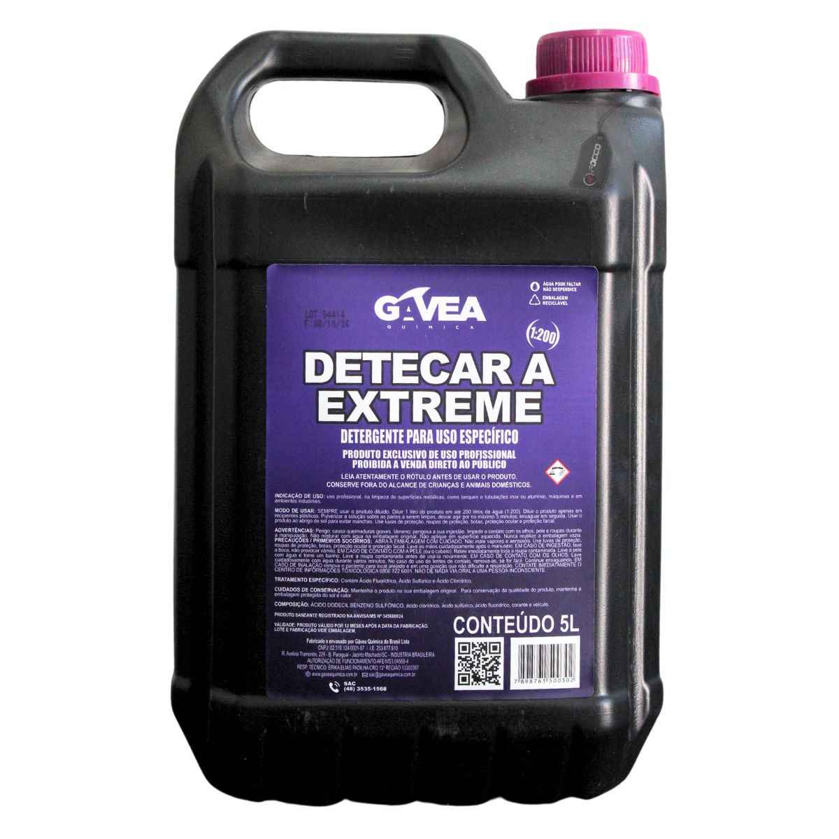 除光液 gaaaao Detecar Extreme Desengraxante Ácido Concentrado 1:200 5l Gavea