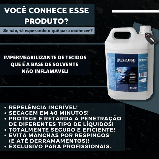 Imper Tech Premium Impermeabilizante de Tecidos 5l Authentic