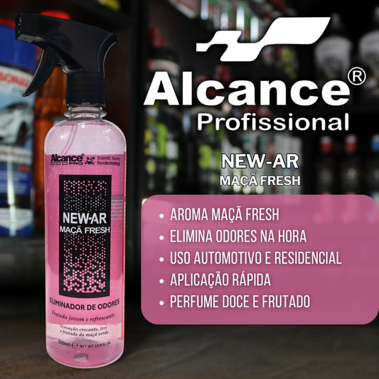 Removedor de Odores New Ar Maça Fresh 500ml Alcance