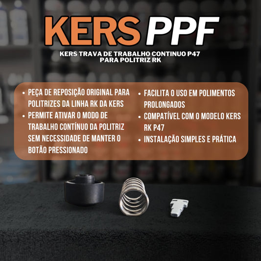 Trava de trabalho contínuo P47 para politriz RK - Kers