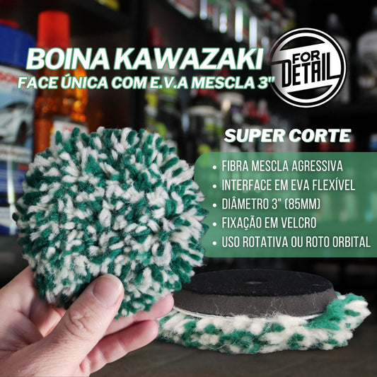 Boina Kawazaki Face Unica C/ EVA Mescla 3" For Detail
