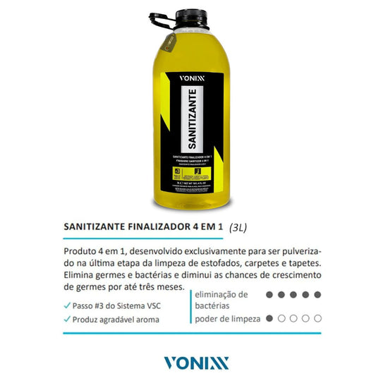 Sanitizante Finalizador 3l Vonixx