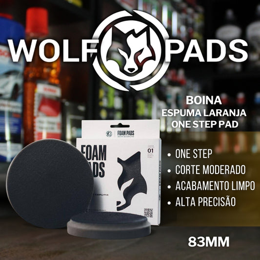 Boina Espuma Preta Soft Pad 83mm Wolf Pads