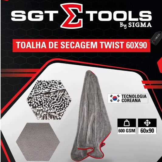 Toalha de Secagem Twist 60x90 Sigma Tools