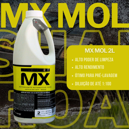 MX Mol Shampoo Automotivo p/ Veículos Off Road 2L Cleaner