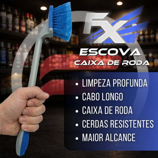 Escova de Caixa de Roda Limpeza Profunda FX