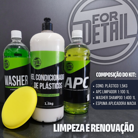 Kit Limpeza e Renovação For Detail