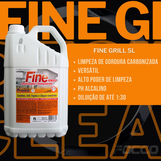 Finel Grill Desincrustante e Desengordurante 5l Cleaner
