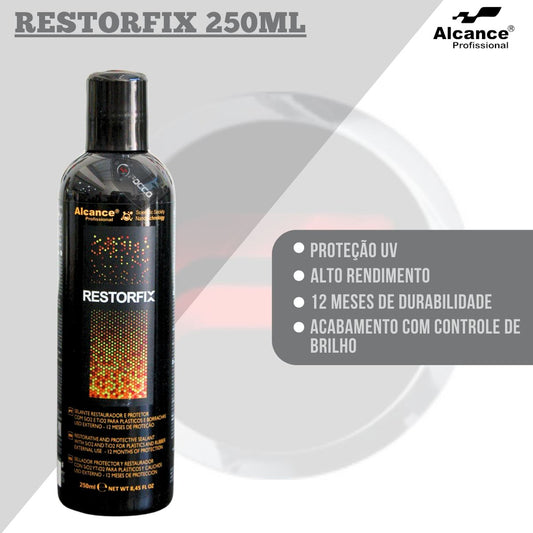 Restorfix Selante P/ Plásticos e Borrachas 250ml Alcance