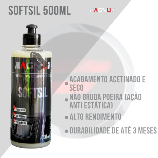 Softsil Condicionador de Plasticos Internos 500ml Magnum