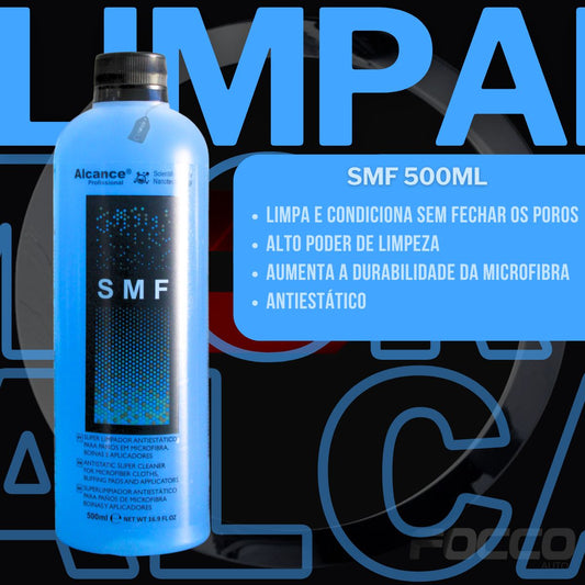 SMF Limpador de Microfibra Antiestático 500ml Alcance