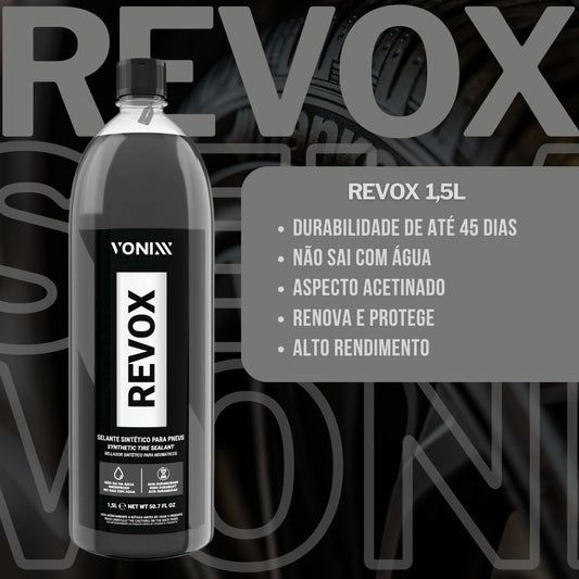 Kit Revox 1,5l Vonixx + Luvas + Espuma Aplicadora