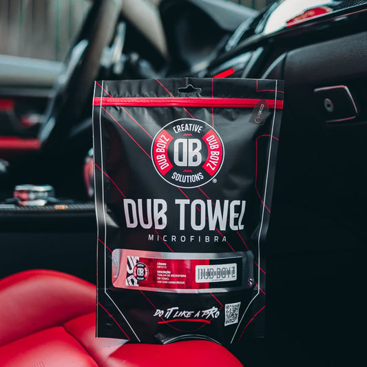 Toalha de Microfibra Cinza 400gsm 40x60cm Dub Boyz