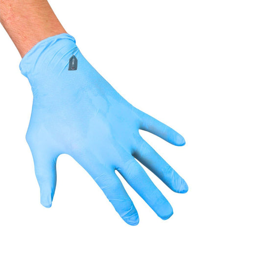 Luva Nitrílica Azul G C/100 Safe Max Supermax