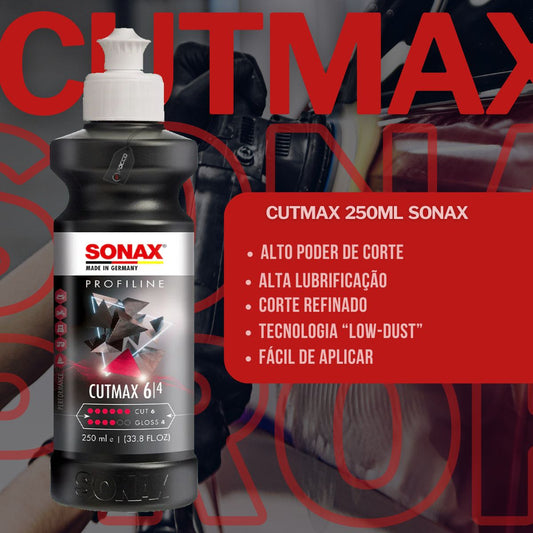 Kit Polidores Cutmax 250ml + Perfect Finish 250ml Sonax