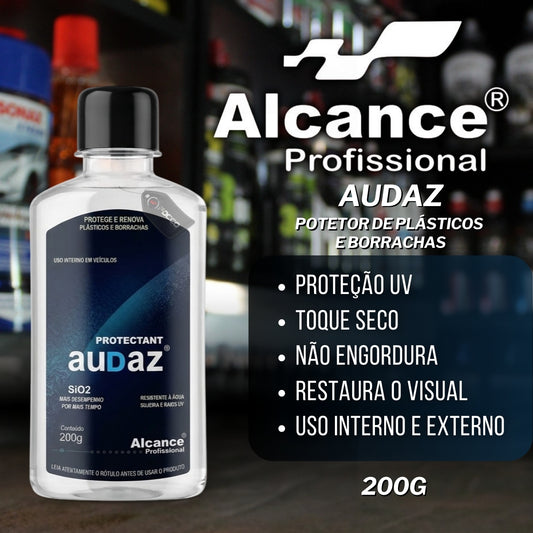 Audaz Potetor de Plásticos e Borrachas 200ml Alcance
