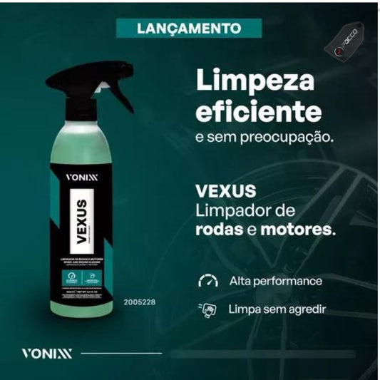 Vexus Limpador de Rodas e Motores Pronto Uso 500ml Vonixx