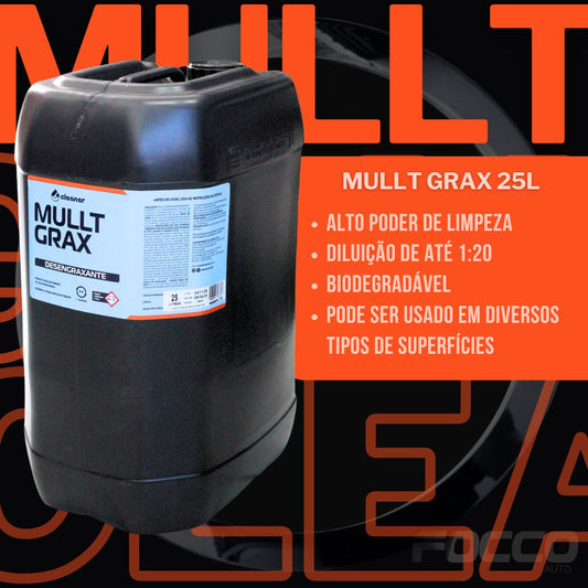 Mullt Grax Desengraxante 25l Cleaner