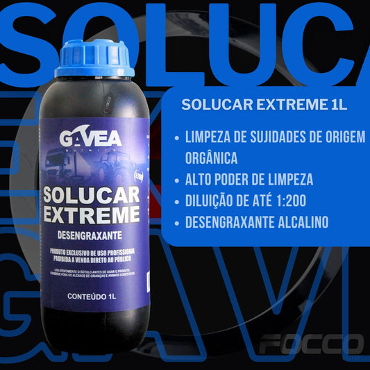 Solucar Extreme Desengraxante Alcalino Concentrado 1:200 1l Gavea