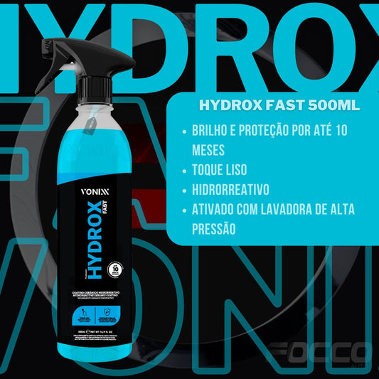 Hydrox Fast Coating Cerâmico Hidrorreativo 500ml Vonixx