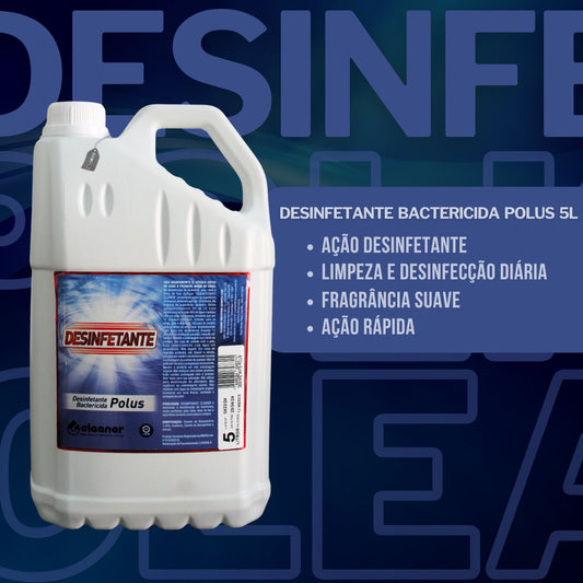 Desinfetante Bactericida Polus 5l Cleaner