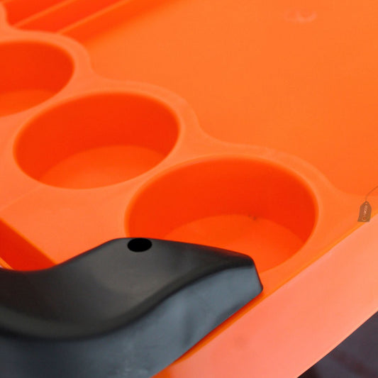 Carrinho P/ Ferramentas Power Rhino Preto e Laranja Kers