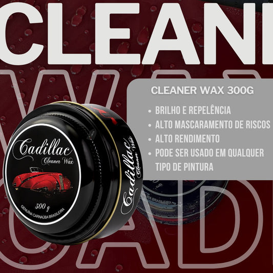 Cera de Carnaúba Cleaner Wax 300g Cadillac