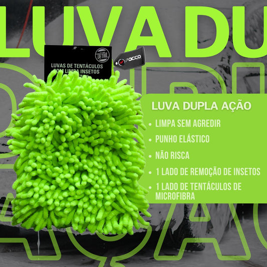 Luva Dupla Ação Tentáculos Limpa Insetos For Detail