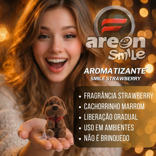 Aromatizante Smile Funny Strawberry Areon