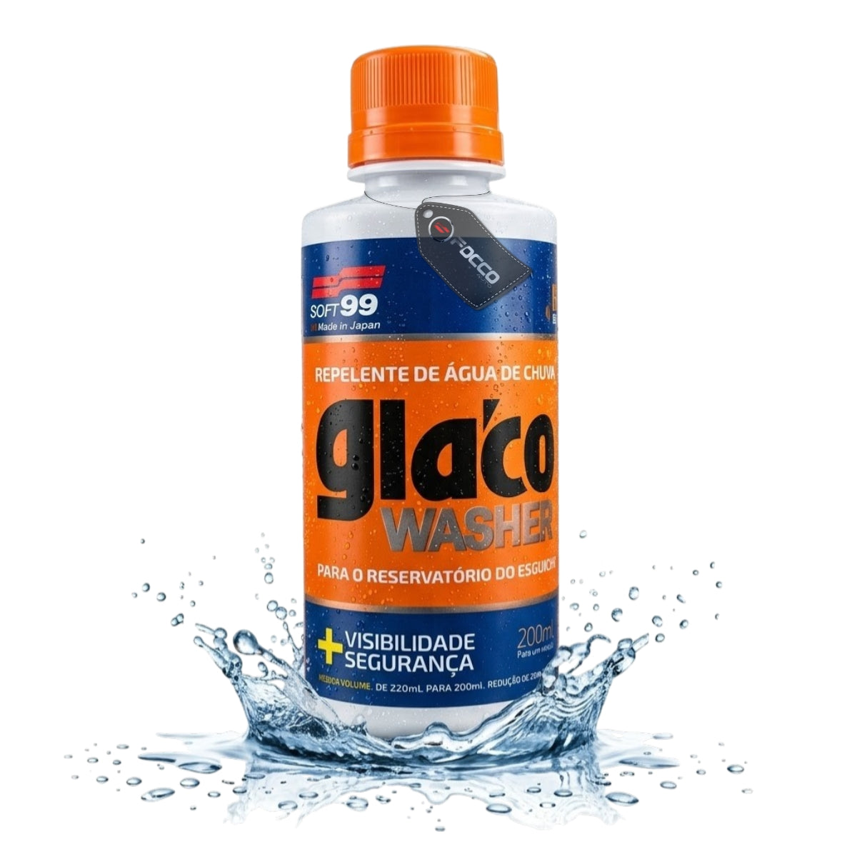 Glaco Washer Repelente de Chuva Concentrado 200ml Soft99