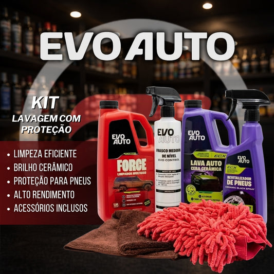 Kit Lavagem com Proteção Evo Auto