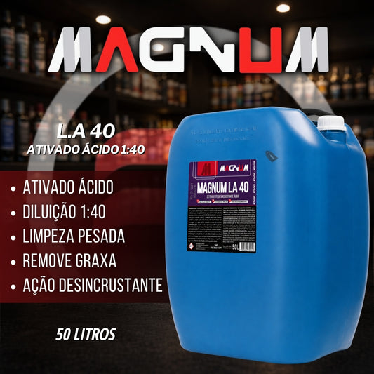 L.A 40 Ativado Ácido 1:40 50L Magnum