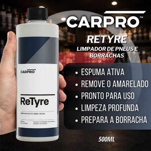 Retyre Limpador de Pneus e Borrachas 500ml Carpro