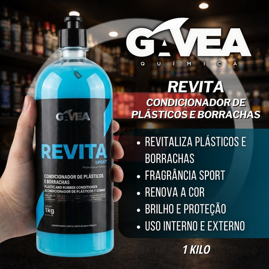 Revita Sport Condicionador Plásticos e Borrachas 1kg Gávea
