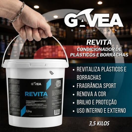 Revita Sport Condicionador Plásticos e Borrachas 3,5kg Gávea