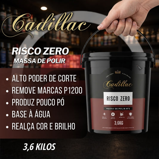Risco Zero Massa De Polir 3,6kg Cadillac