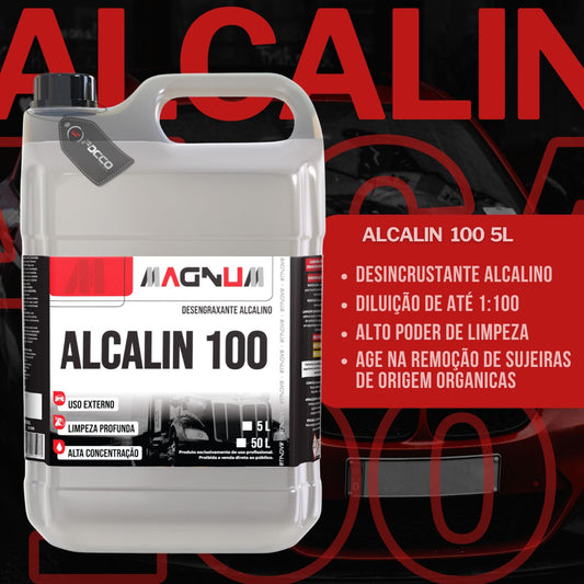 Alcalin100 Solupan Desengraxante Concentrado 1:100 5L Magnum