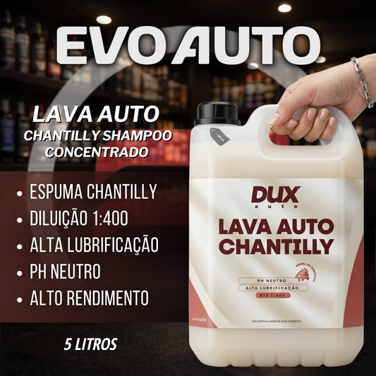 Lava Auto Chantilly Shampoo Concentrado 1:400 5l Evo Auto